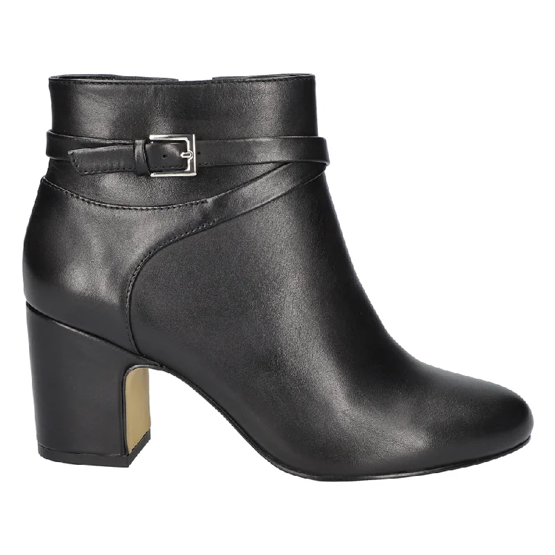 women's ankle boots for fallArlette Round Toe Zippered Booties