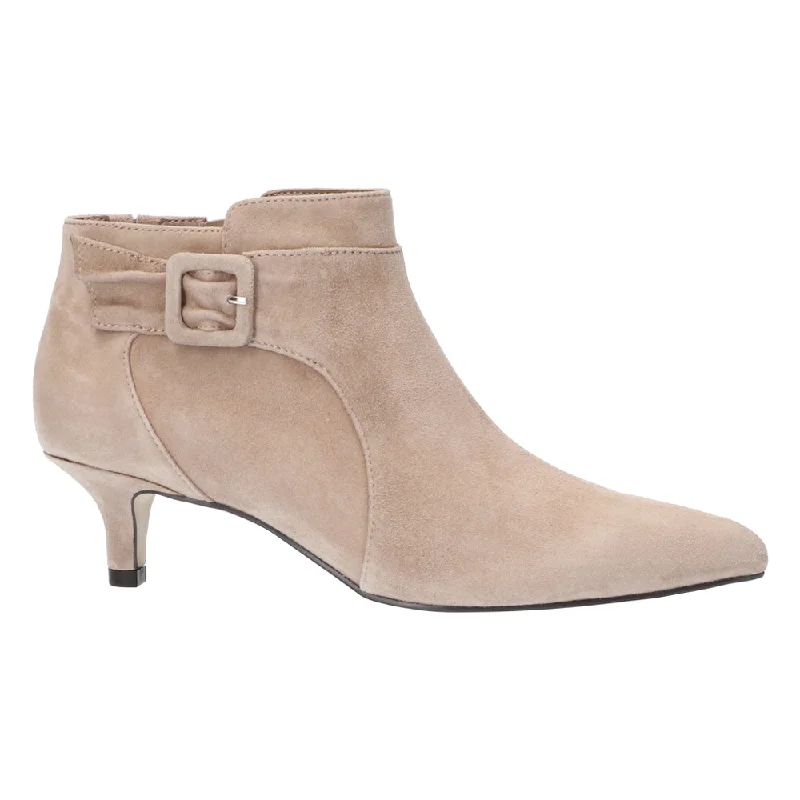 women's ankle boots for fashion-forwardBindi Pointed Toe Zippered Booties