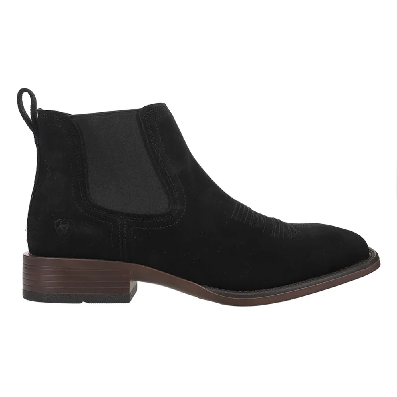women's flat ankle bootsBooker Ultra Square Toe Chelsea Boots