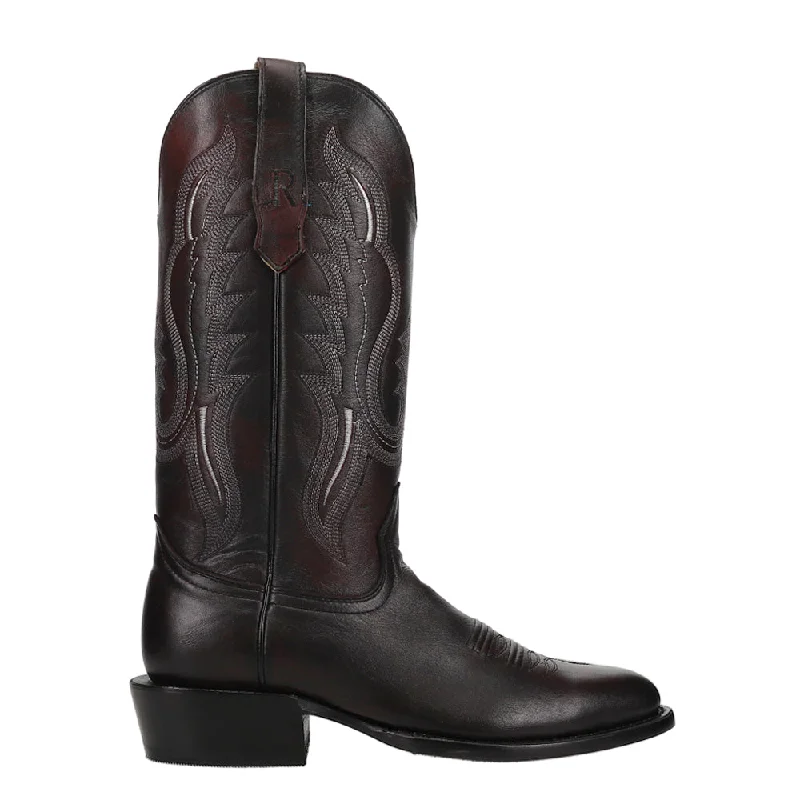 women's short cowboy bootsBrush Off Medium Round Toe Cowboy Boots