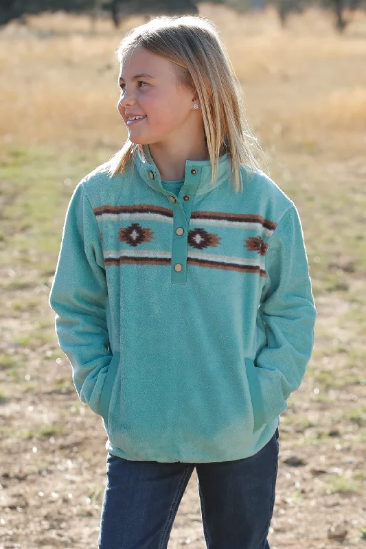 women's moto boots with low heelCruel Girl's Turquoise Match Mom Fleece Pullover