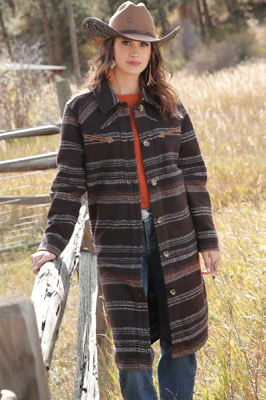women's platform moto bootsCruel Women's Brown Sweater Knit Duster