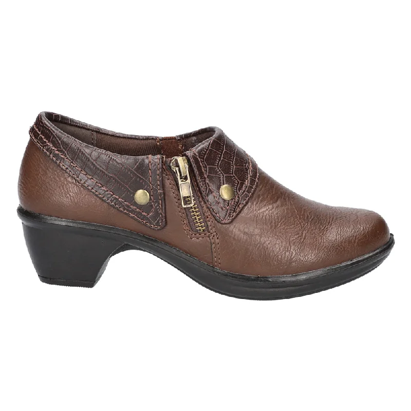 women's ankle boots with sock designDarcy Studded Croc Pull On Booties
