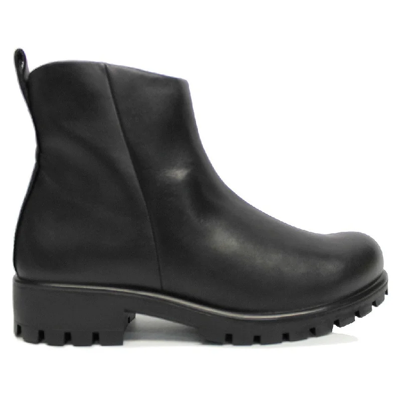 women's ankle boots with strapsModtray Full Grain Leather Women's Zip Up Ankle Boots
