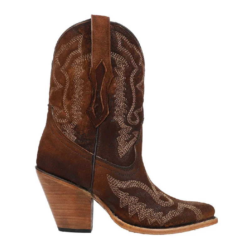 women's ankle boots with padded insolesEmbroidered Pointed Toe Ankle Cowboy Booties