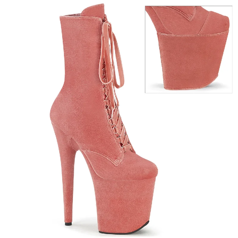 women's ankle boots with studsFlamingo-1045VEL