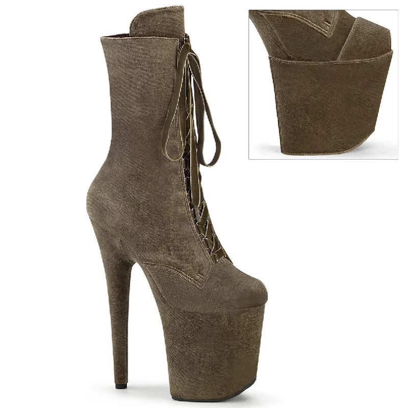 women's ankle boots with kitten heelsFlamingo-1045VEL