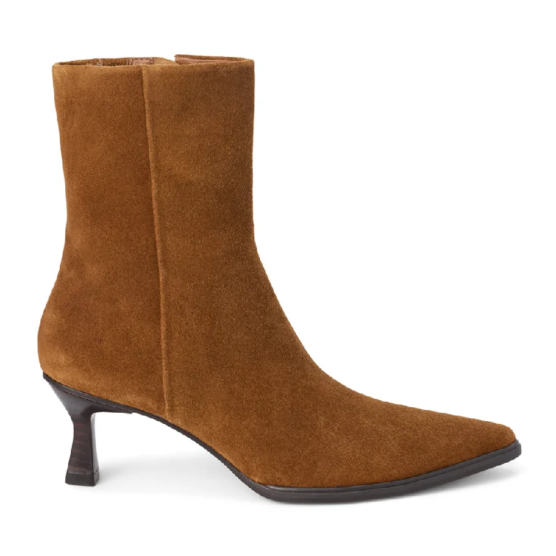 women's ankle boots with zippersGabbie Pointed Toe Zippered Boots