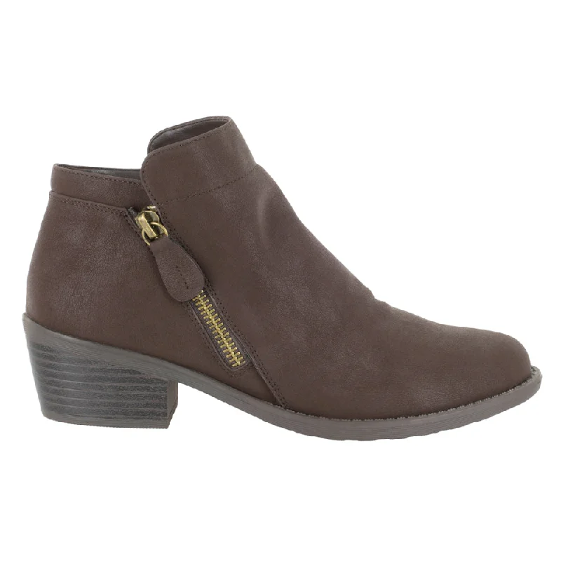 women's ankle boots with tasselGusto Zippered Round Toe Booties