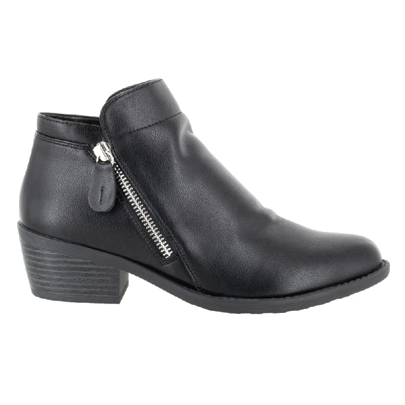 women's ankle boots with bucklesGusto Zippered Booties