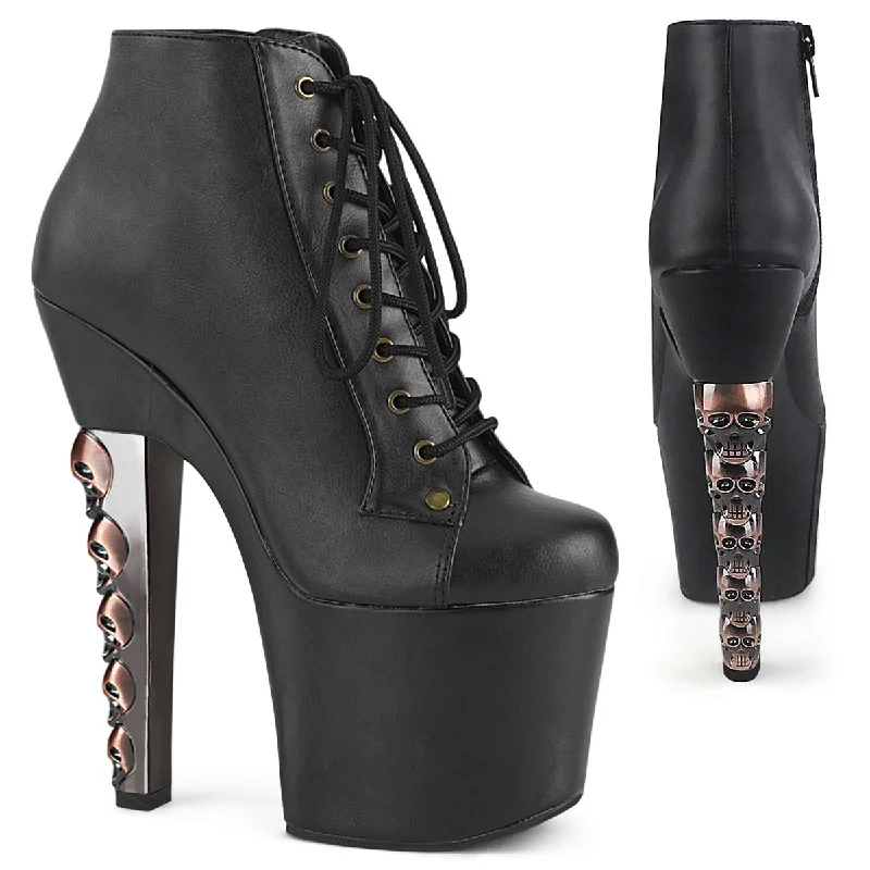 women's ankle boots with unique patternsHex-1005