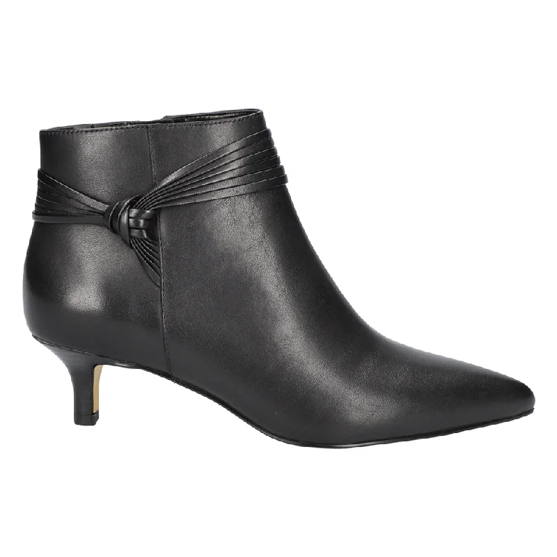 women's ankle boots for dancingJani Pointed Toe Zippered Booties