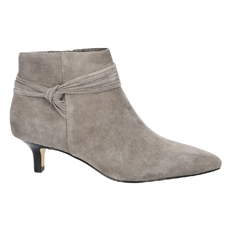 women's heeled ankle bootsJani Pointed Toe Zippered Booties