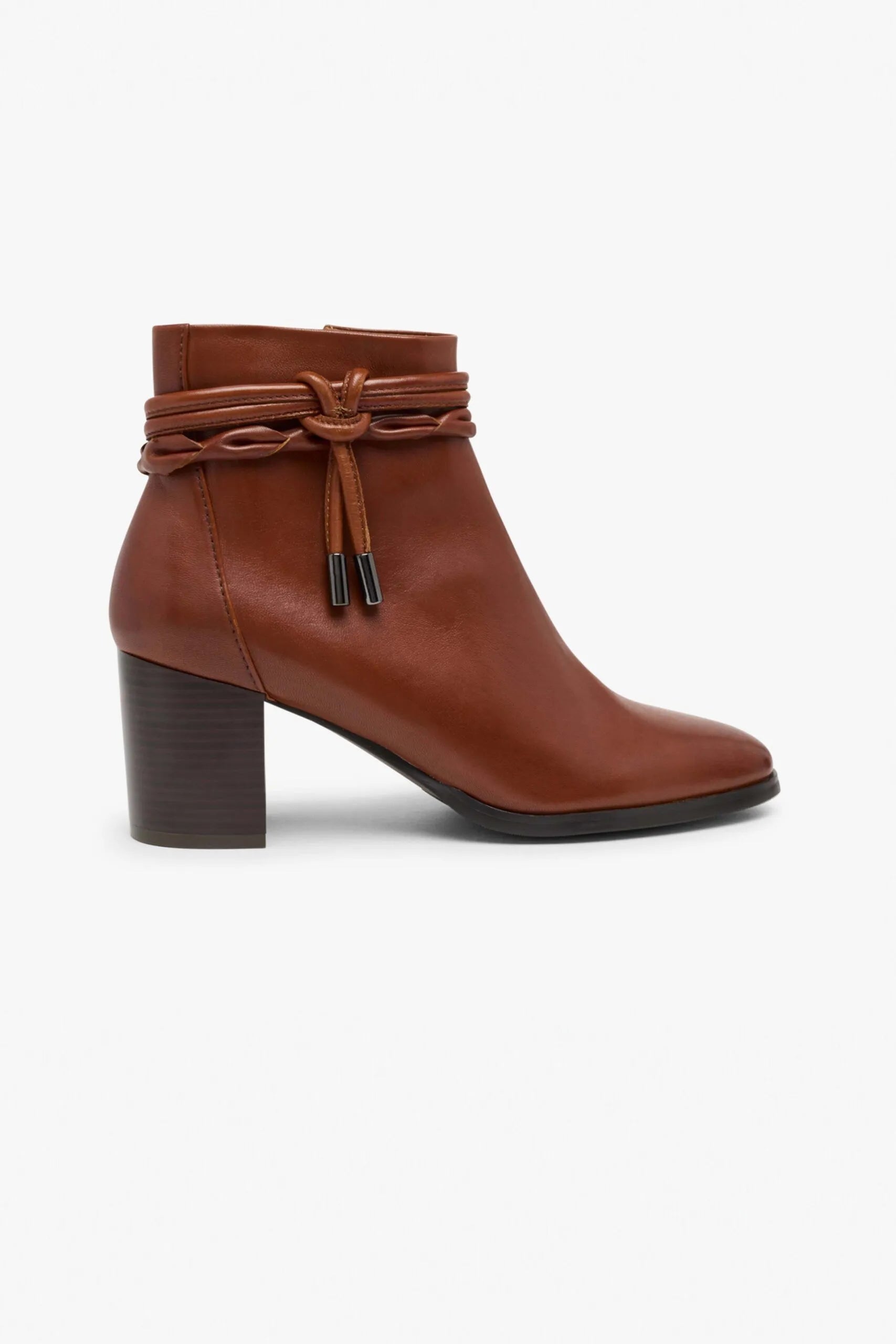 women's ankle boots for dancingJOAN-02 Cuoio