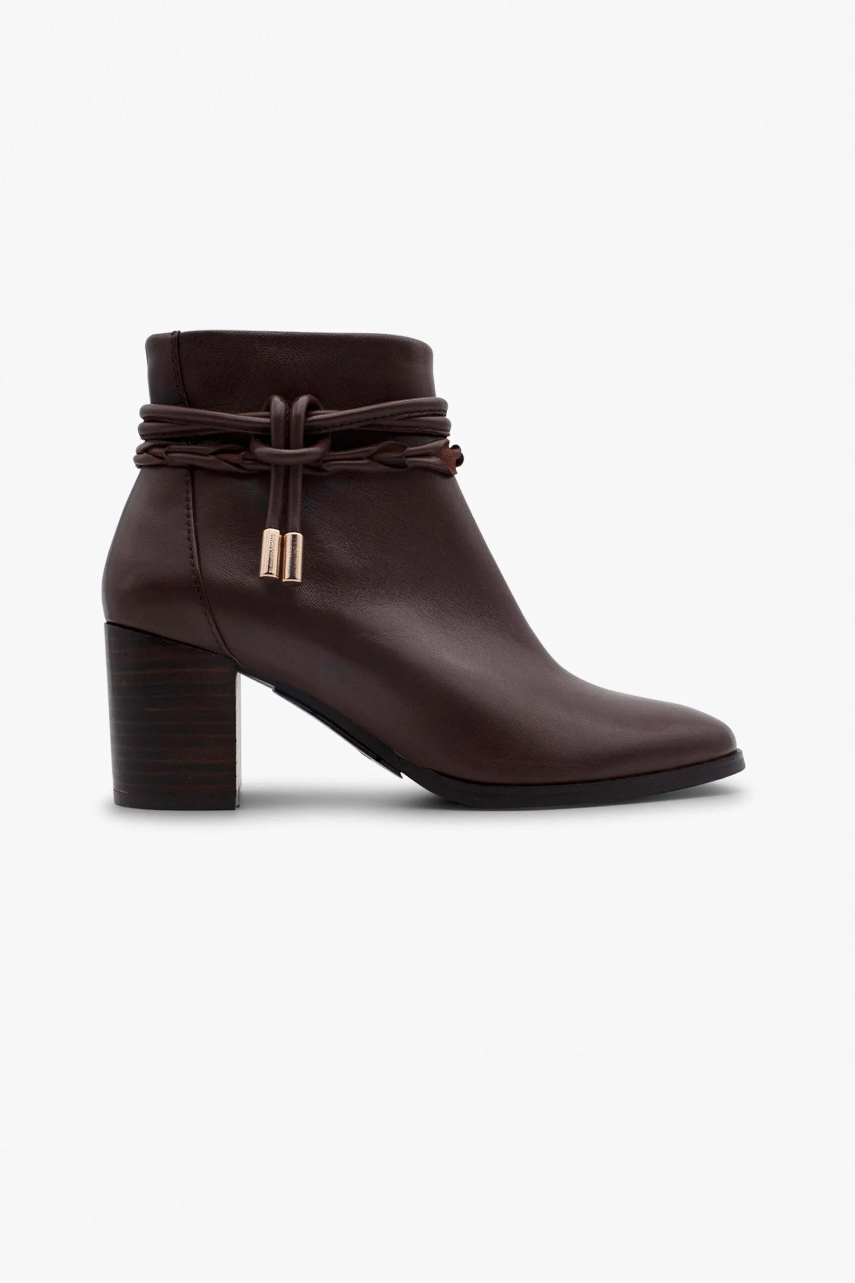 women's ankle boots with square toeJOAN-02 New Rust