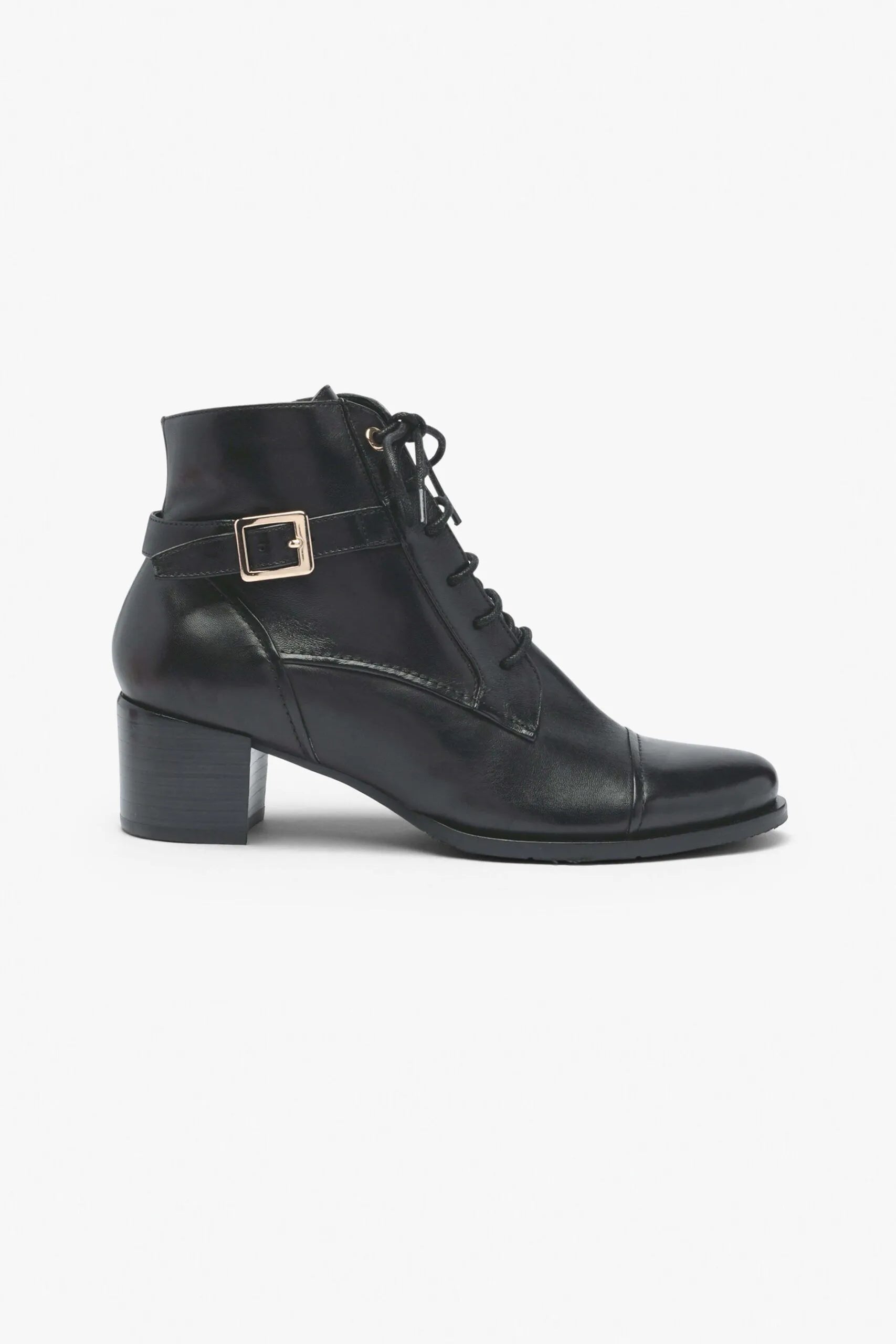 women's ankle boots with embroideryJOLENE-04 Black