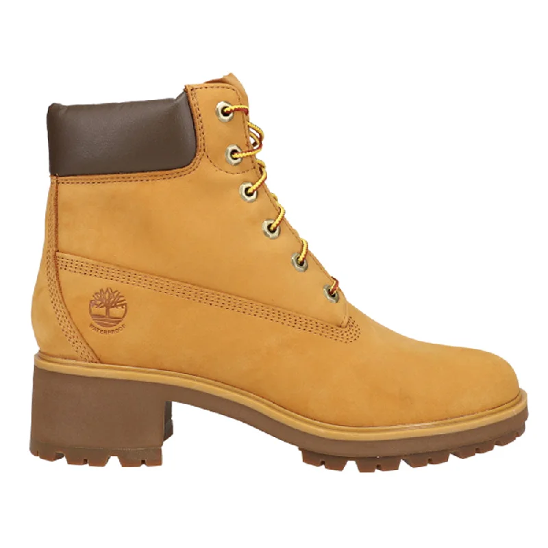 women's ankle boots with unique patternsKinsley 6 Inch Waterproof Lace Up Booties