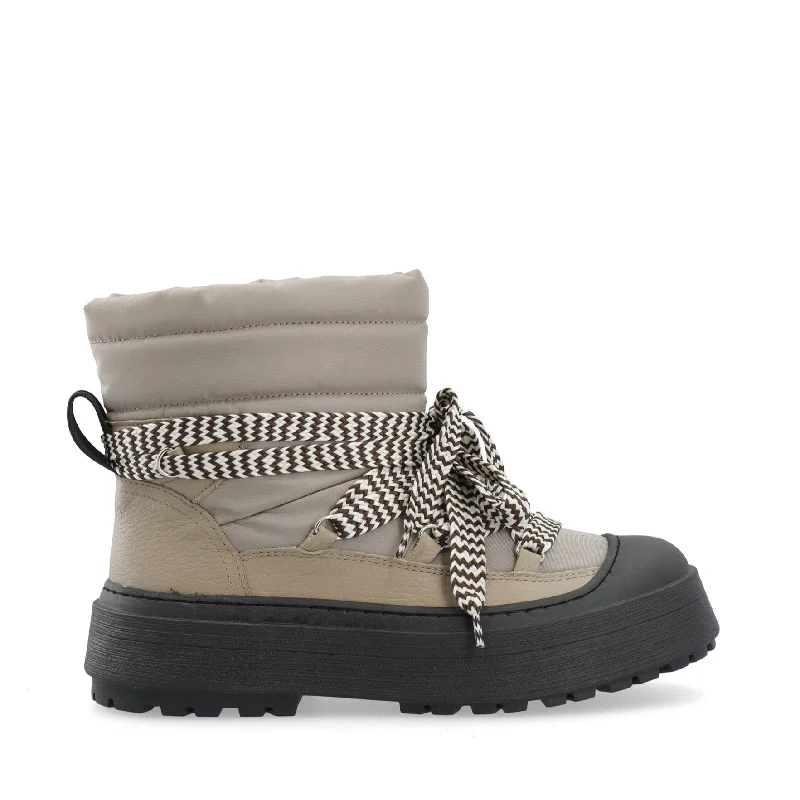 women's ankle boots with zippersSnowboots Taupe