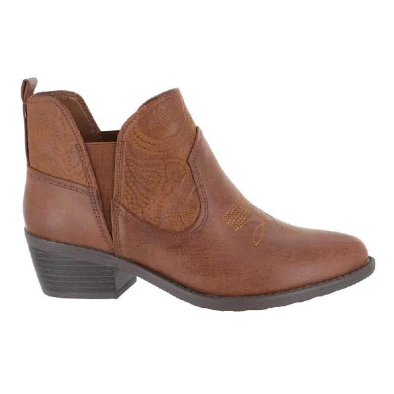 women's ankle boots for winterLegend Round Toe Western Booties