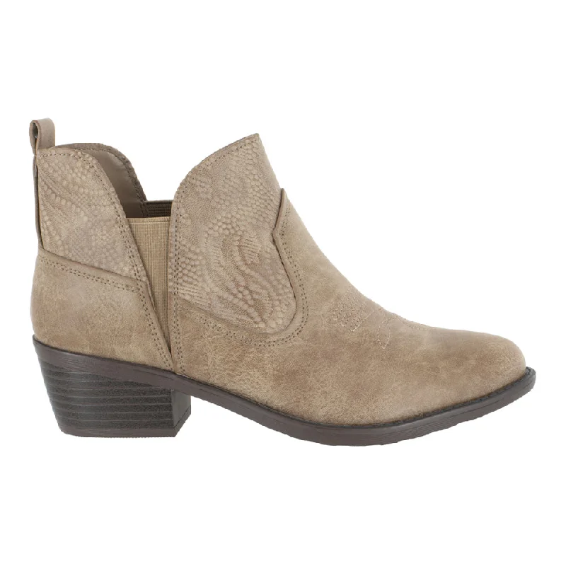 women's ankle boots with zippersLegend Round Toe Western Booties