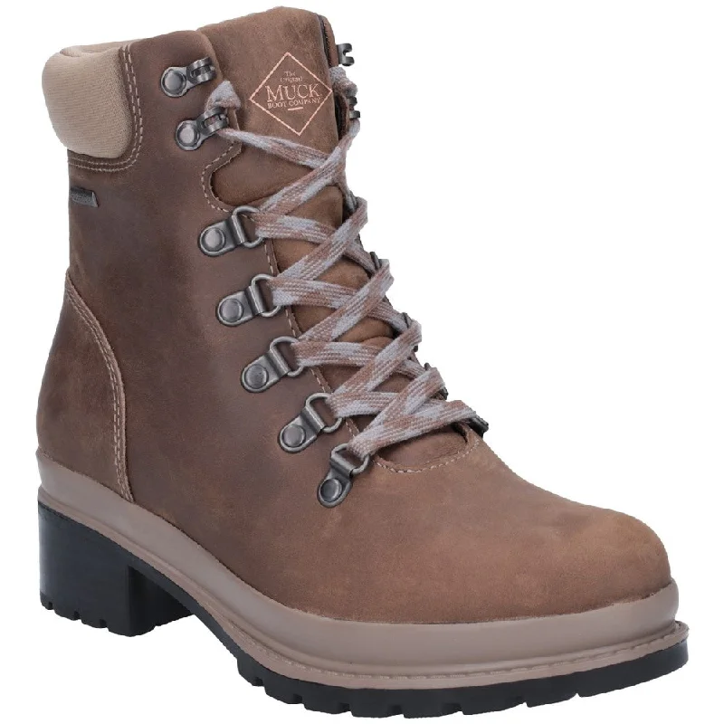 women's ankle boots with perforationsMuck Boots Liberty Alpine Lace Up Ankle Boot