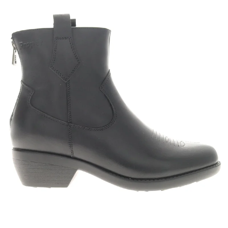women's ankle boots with zippersMaisie Zippered Round Toe Boots
