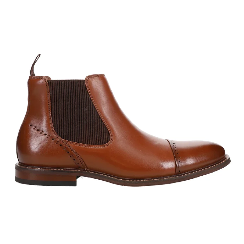 women's ankle boots with chunky heelsMaury Cap Toe Chelsea Boots