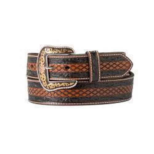 women's zippered moto bootsNocona Brown/Black Floral & Diamond Embossed Belt with Antique Gold/Copper Tone Buckle women's zippered moto bootsNocona Brown/Black Floral & Diamond Embossed Belt with Antique Gold/Copper Tone Buckle