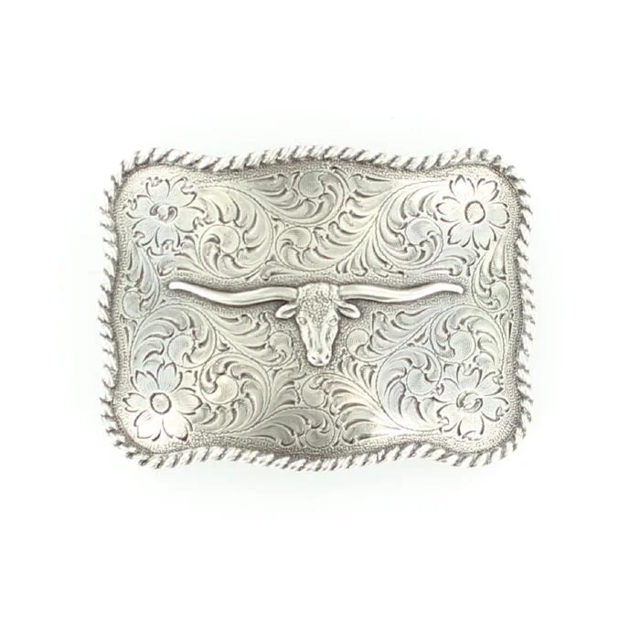 women's western boots for ridingNocona Rectangle Longhorn Buckle with Floral Engraving women's western boots for ridingNocona Rectangle Longhorn Buckle with Floral Engraving