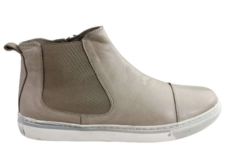 women's chelsea ankle bootsOrizonte Drew 4 Womens European Comfortable Leather Ankle Boots