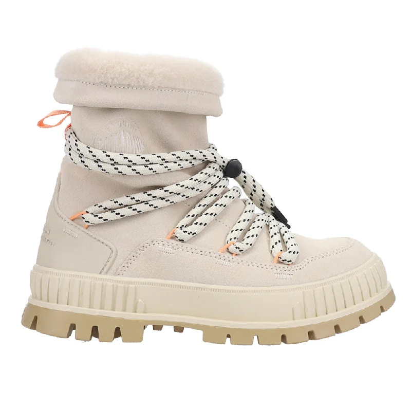 women's ankle boots with unique patternsPallashock Hiver Lace Up Boots