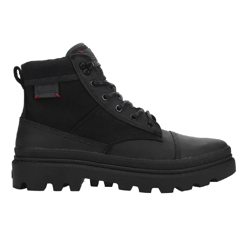 women's ankle boots with perforationsPallatrooper Rough Lace Up Boots
