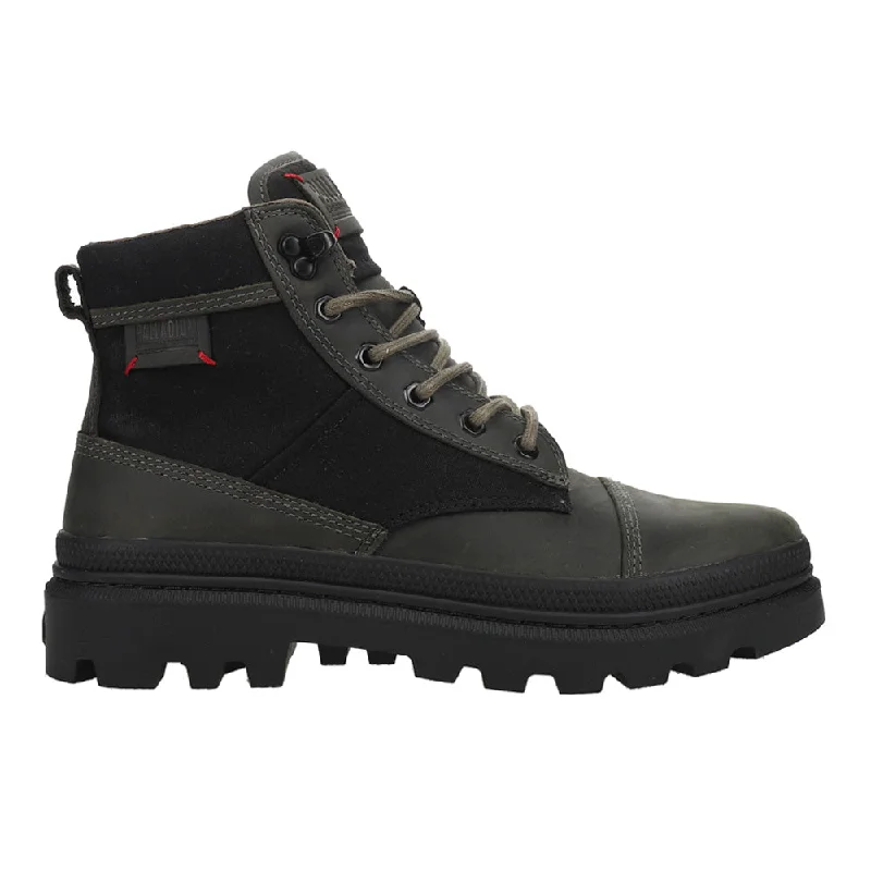 women's ankle boots with tasselPallatrooper Rough Lace Up Boots