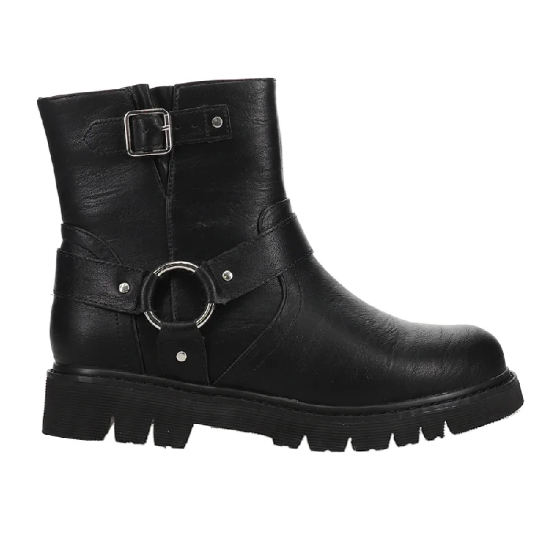 women's heeled ankle bootsPick Of The Patch Motorcycle Boots