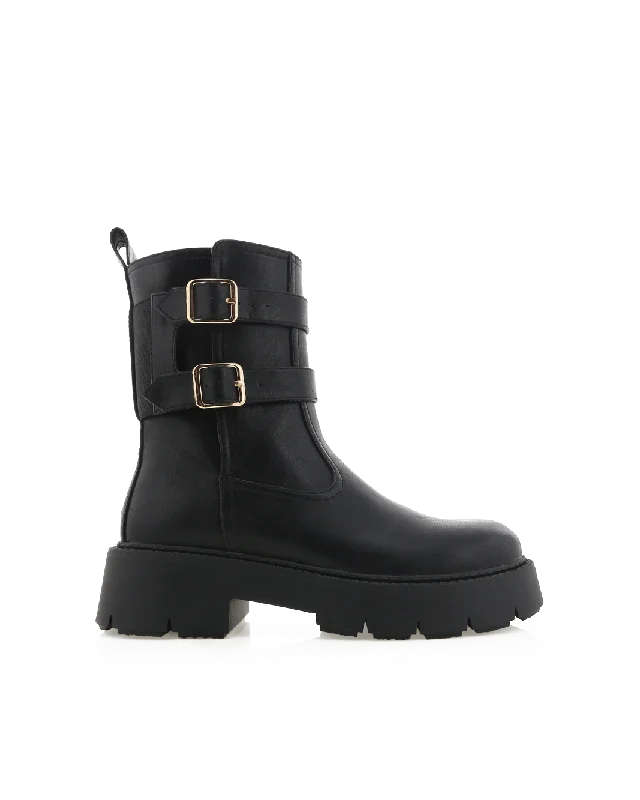 women's ankle boots with padded insolesRHEMA - BLACK
