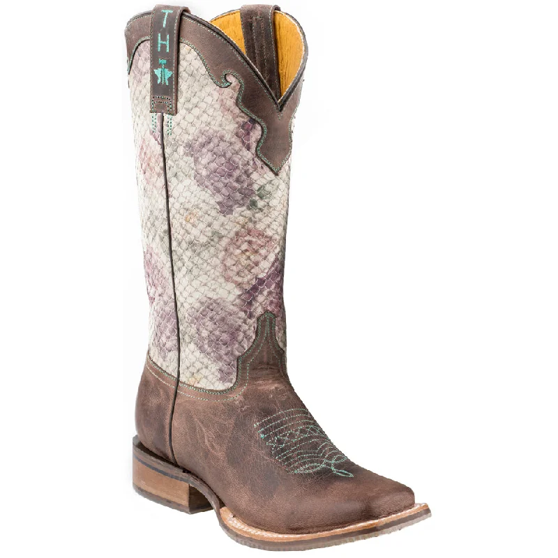 women's cowboy boots with high heelRosealiscious Square Toe Cowboy Boots