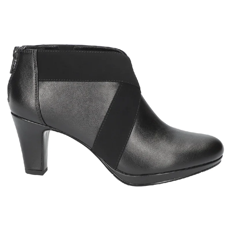 women's ankle boots with pointed toeSpice Zippered Round Toe Boots