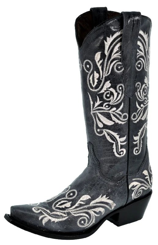 women's cowboy boots for ridingWomens Granada Denim Blue Boots Swan Embroidered - Snip Toe women's cowboy boots for ridingWomens Granada Denim Blue Boots Swan Embroidered - Snip Toe