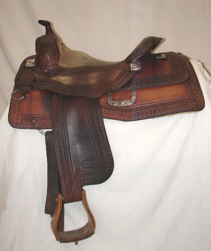 women's moto boots with protective toe capsUsed 16" Advantage Platinum Reining Saddle