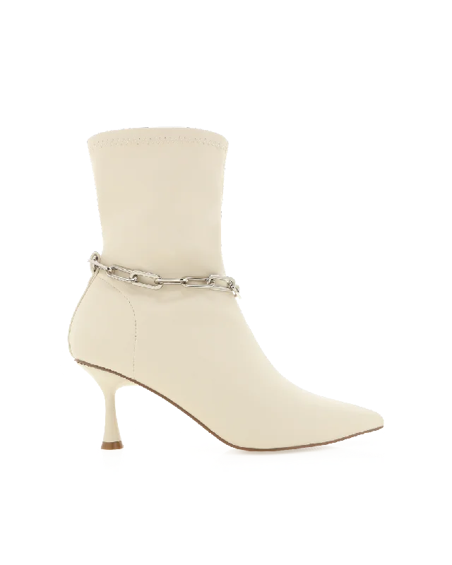 women's ankle boots with padded insolesVERNA - BONE