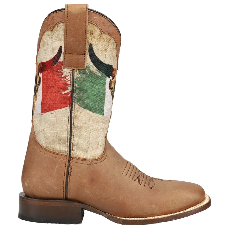 women's vintage cowboy bootsViva Mexico Square Toe Cowboy Boots