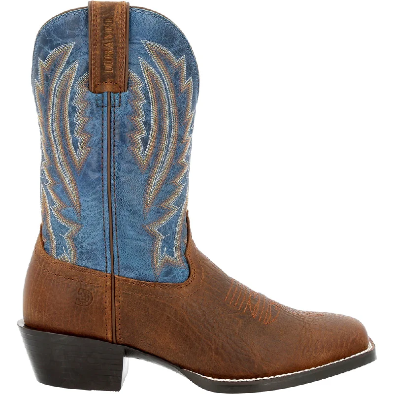 women's western bootsWestward Tooled-Inlay Square Toe Cowboy Boots