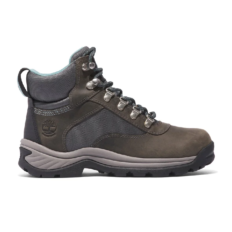 women's ankle boots with pointed toeWhite Ledge Mid Waterproof Logo Round Toe Hiking Boots