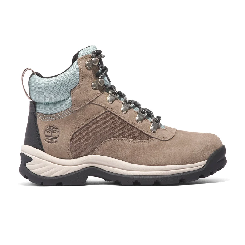 women's ankle boots with cutoutsWhite Ledge Mid Waterproof Logo Round Toe Hiking Boots